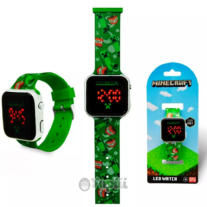 Relógio Led Digital Minecraft