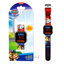 Relógio Led Digital Patrulha Pata