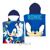 Poncho-Toalha de Praia Sonic 100x50cm