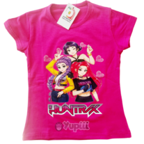 T-shirt Guerreiras K-Pop Demon Hunters 4-14 Anos