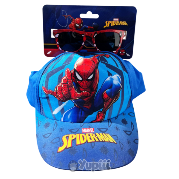 Conjunto Boné + Óculos de Sol Spiderman