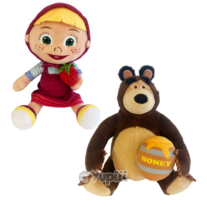 Conjunto Peluche -  A Masha & O Urso - 25cm