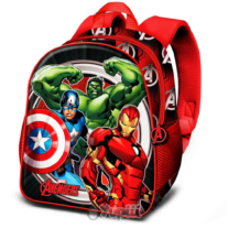 Mochila Pré-Escolar 3D Avengers Elite 31cm