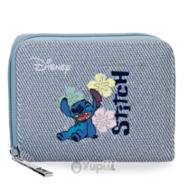Porta-Moedas Tiki Stitch Denim
