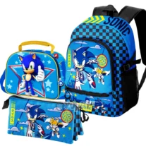 Conjunto Escolar Completo Sonic The Hedgehog Go- Fight