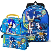 Conjunto Escolar Completo Sonic The Hedgehog Go- Fight HS FAN