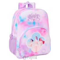 Mochila Escolar Artist Guerreiras K-Pop Demon Hunters 42cm adaptável