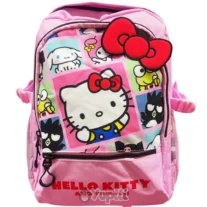 Mochila Escolar Hello Kitty Panels Fight FAN 2.2 44cm Adaptável