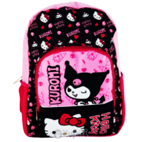 Mochila Escolar Hello Kitty & Kuromi 40cm