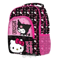 Mochila Escolar Hello Kitty & Kuromi 42cm