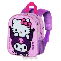 Mochila Pré-Escolar Hello Kitty & Kuromi Playful 3D Elite
