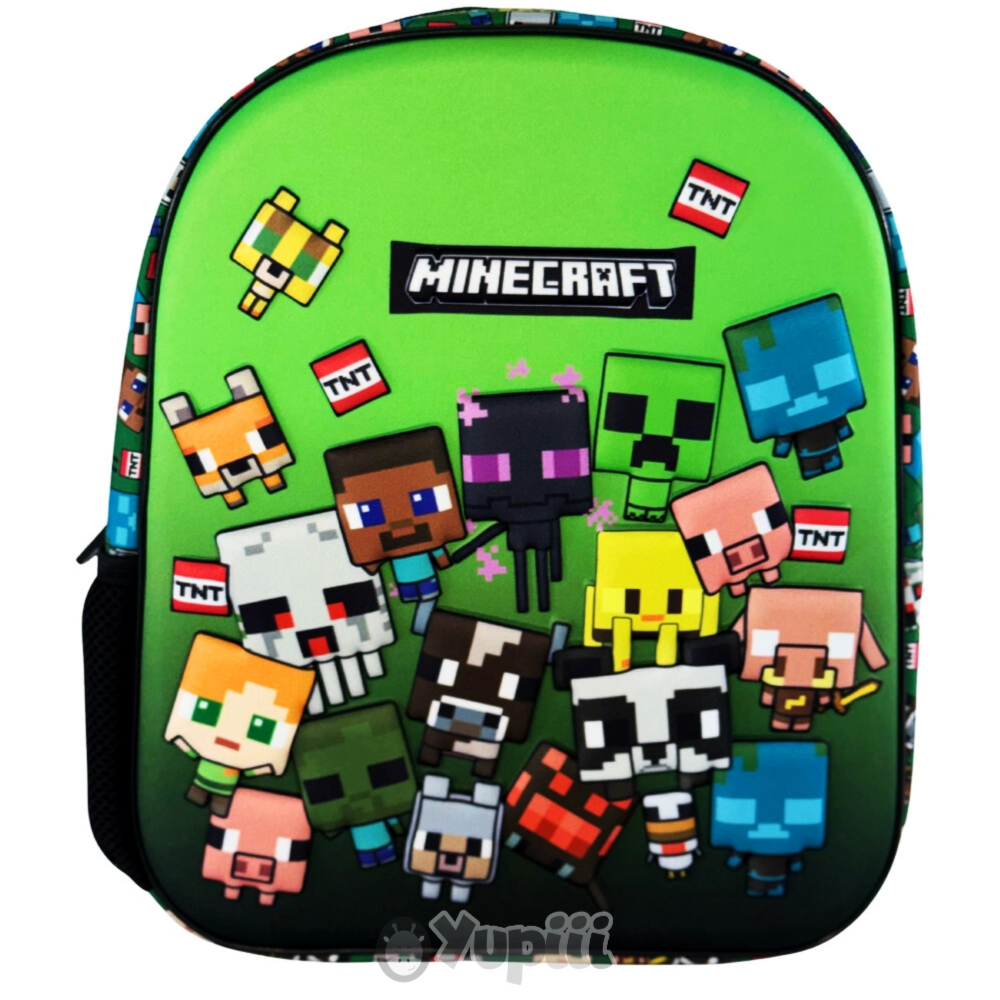 mochila-pre-escolar-3d-minecraft-characters-40cm