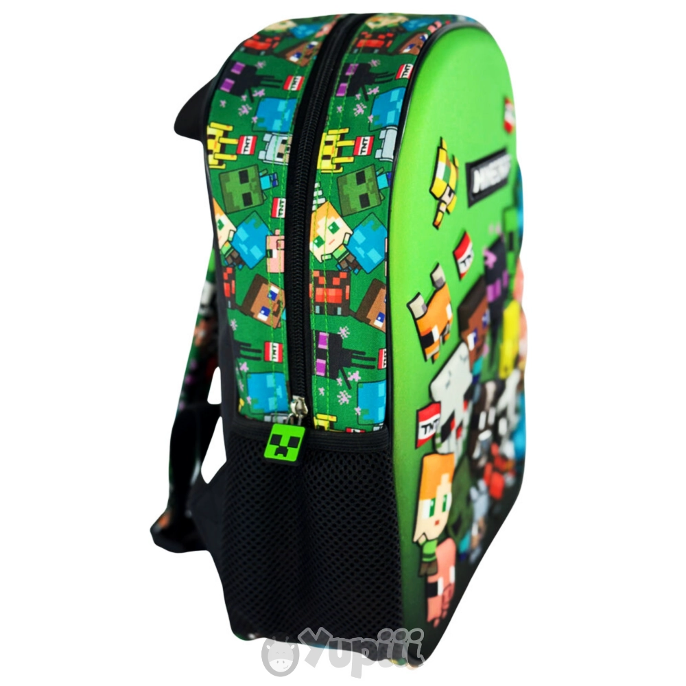 mochila-pre-escolar-3d-minecraft-characters-40cm2