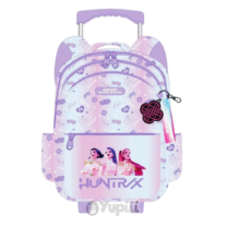 Trolley Guerreiras K-Pop Demon Hunters Violeta 3 Compartimentos