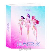 Pasta de 4 Argolas Guerreiras K-Pop Demon Hunters