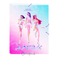 Pasta de Arquivo Escolar Guerreiras K-Pop Demon Hunters