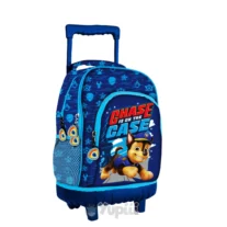 Trolley Escolar Chase Patrulha Pata Premium 44cm