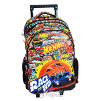 Trolley Escolar Hot Wheels Race to Win 3 Compartimentos