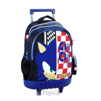 Trolley Escolar Sonic Classic Delux 3 Compartimentos