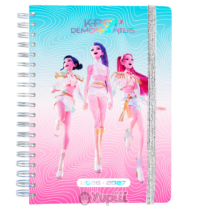 Agenda Escolar Guerreiras K-Pop 12 Meses 2026-2027