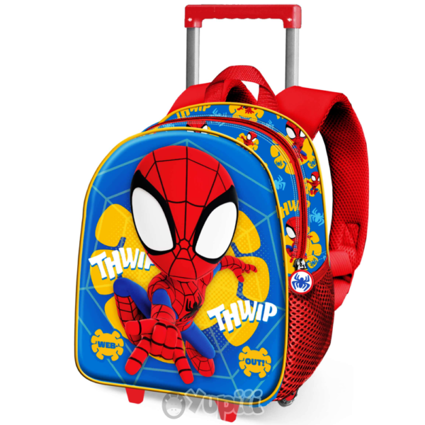 Trolley Pré-Escolar Spidey Web Out 3D 30cm