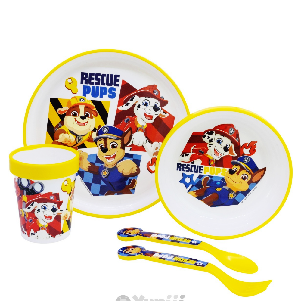 set-refeicao-premium-antiderrapante-patrulha-pata-5-pecas2