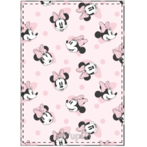 Manta Coralina Disney Minnie Mouse 100x140cm