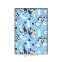 Manta Coralina Bluey 100x140cm