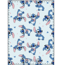 Manta Coralina Stitch Disney Glow 100x140cm